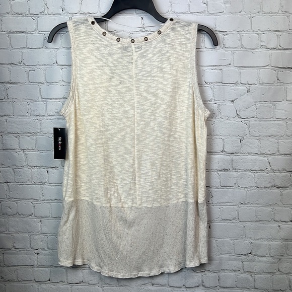 Style & Co Rivet Trim Knit Tank Top Sweater Size XL - Picture 4 of 4